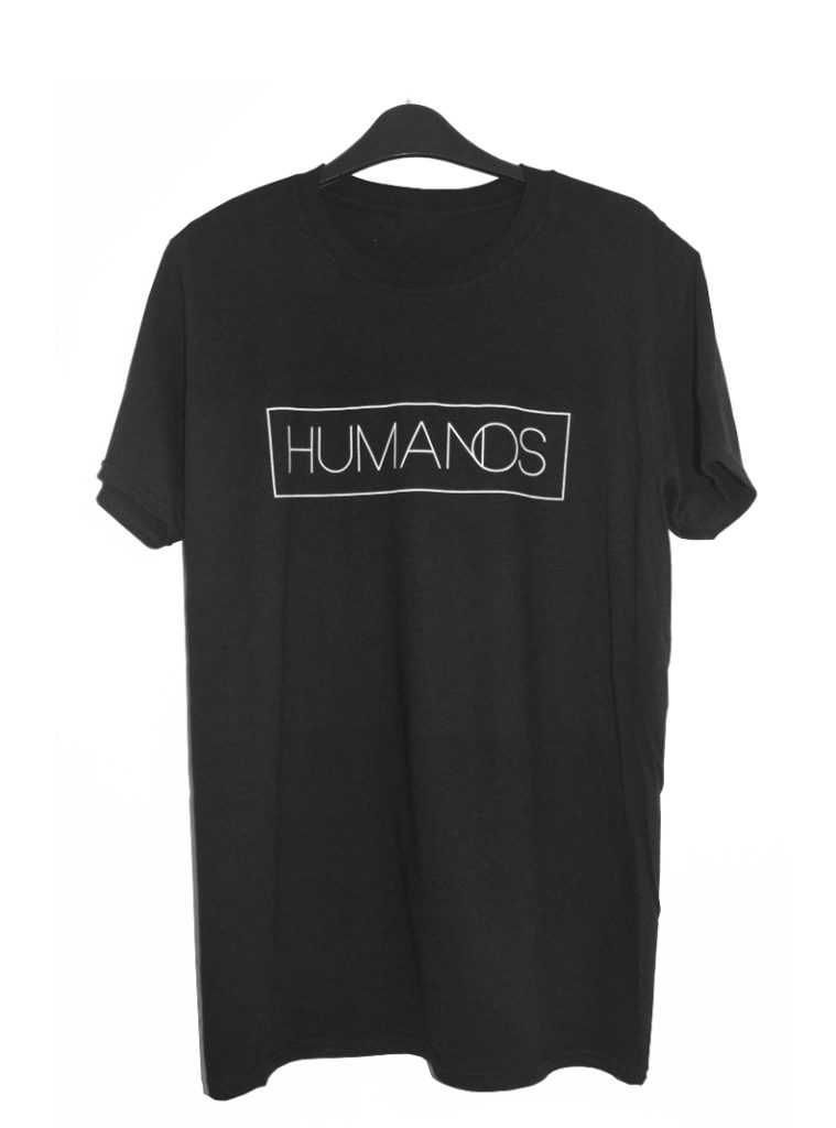 humanos black t shirt